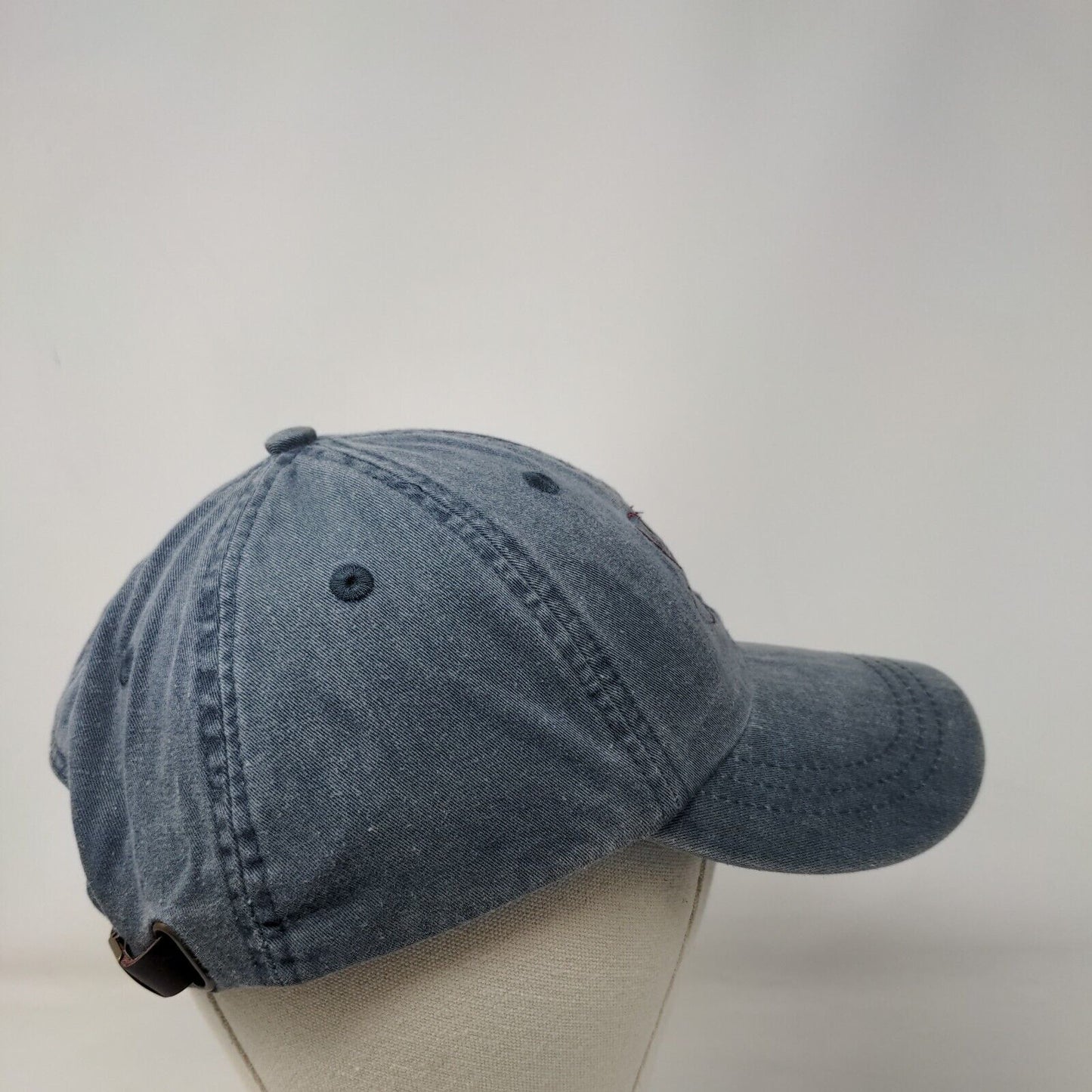 I Don't Give A Sip Slideback Hat Blue One Size Leather Strap Adams