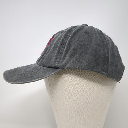 DK Embroidery Baseball Cap Gray One Size Cayman Islands Fishing Hooks BWI Hat
