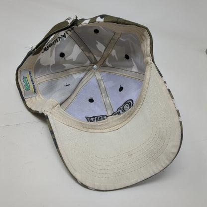 O'Reilly Auto Parts Strapback Hat Camouflage One Size Embroidered