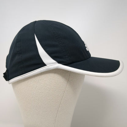Adidas Baseball Cap Black One Size Aeroready Strapback Side Mesh Hat Sport