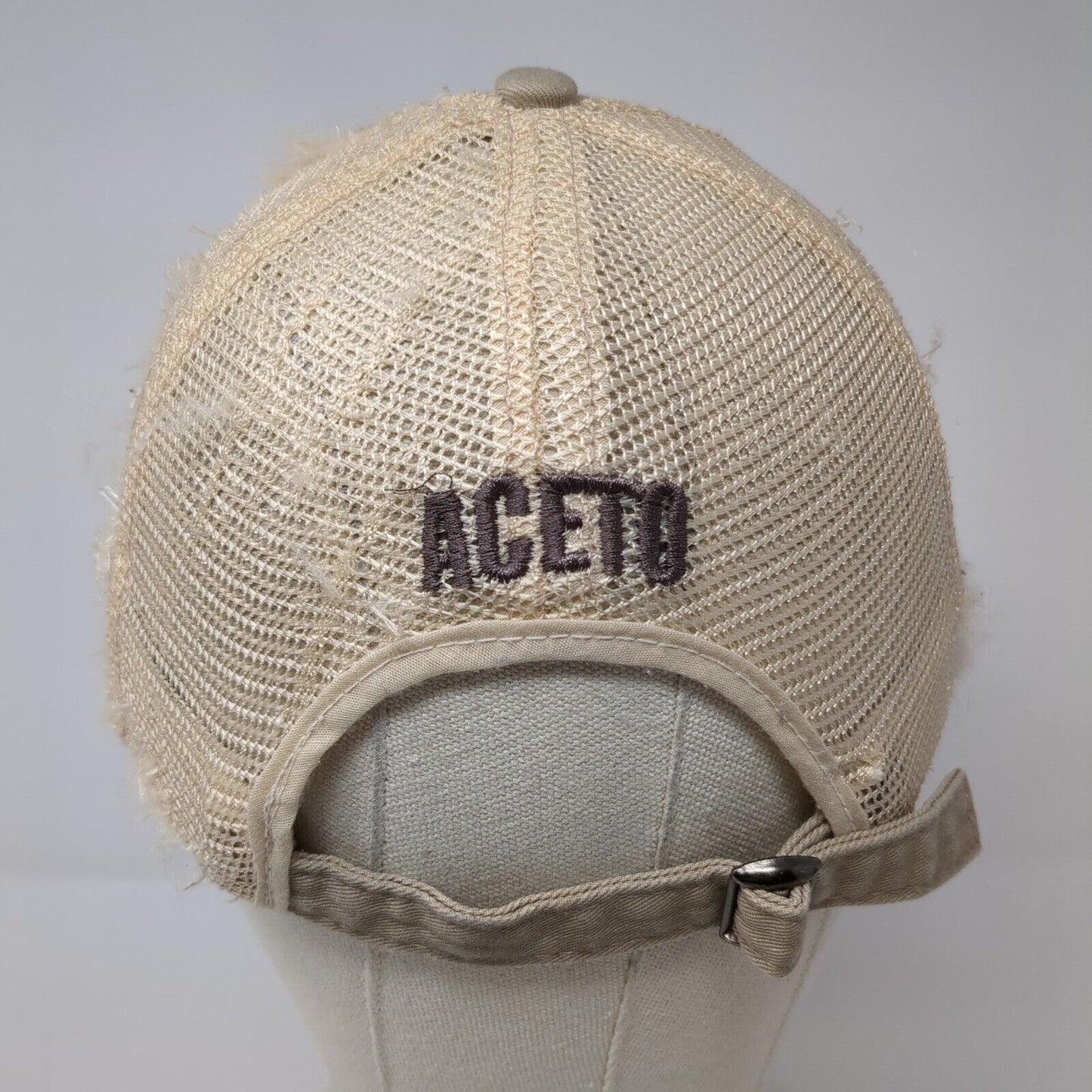 Sprout Nip Amplify Aceto Slideback Trucker Hat Tan OSFA Mesh Back