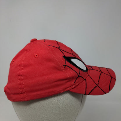 Ultimate Spiderman Boy's Snapback Hat Red Size M Embroidered Face Logo