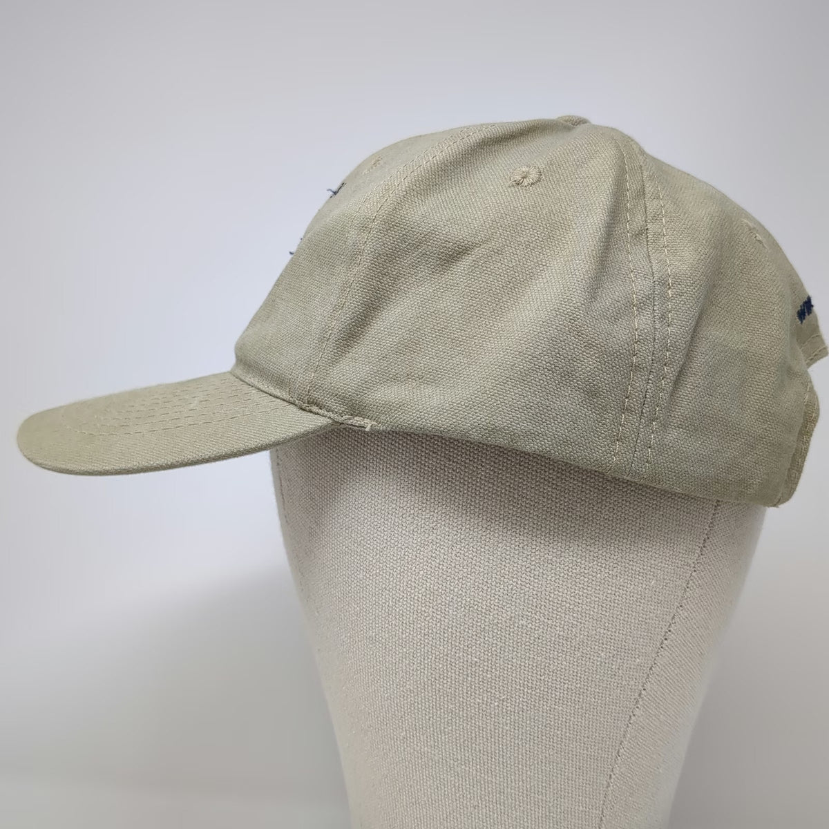 HeadShot Baseball Cap Beige OSFM Cardean University Compass Logo Adjustable Hat