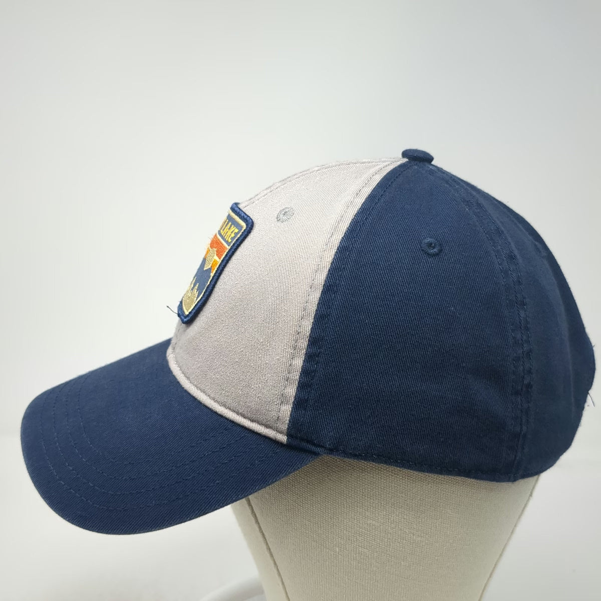 Hat Graphix Baseball Cap Blue One Size Salt Lake Utah Mountain Patch Strapback