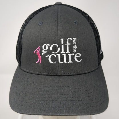 Richardson Trucker Hat Gray L Golf for the Cure MAPEI Snapback Mesh Logo