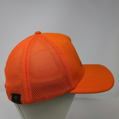 Canis Trucker Hat Orange One Size Mesh Snapback Wolf Logo Be The Wolf Hunting