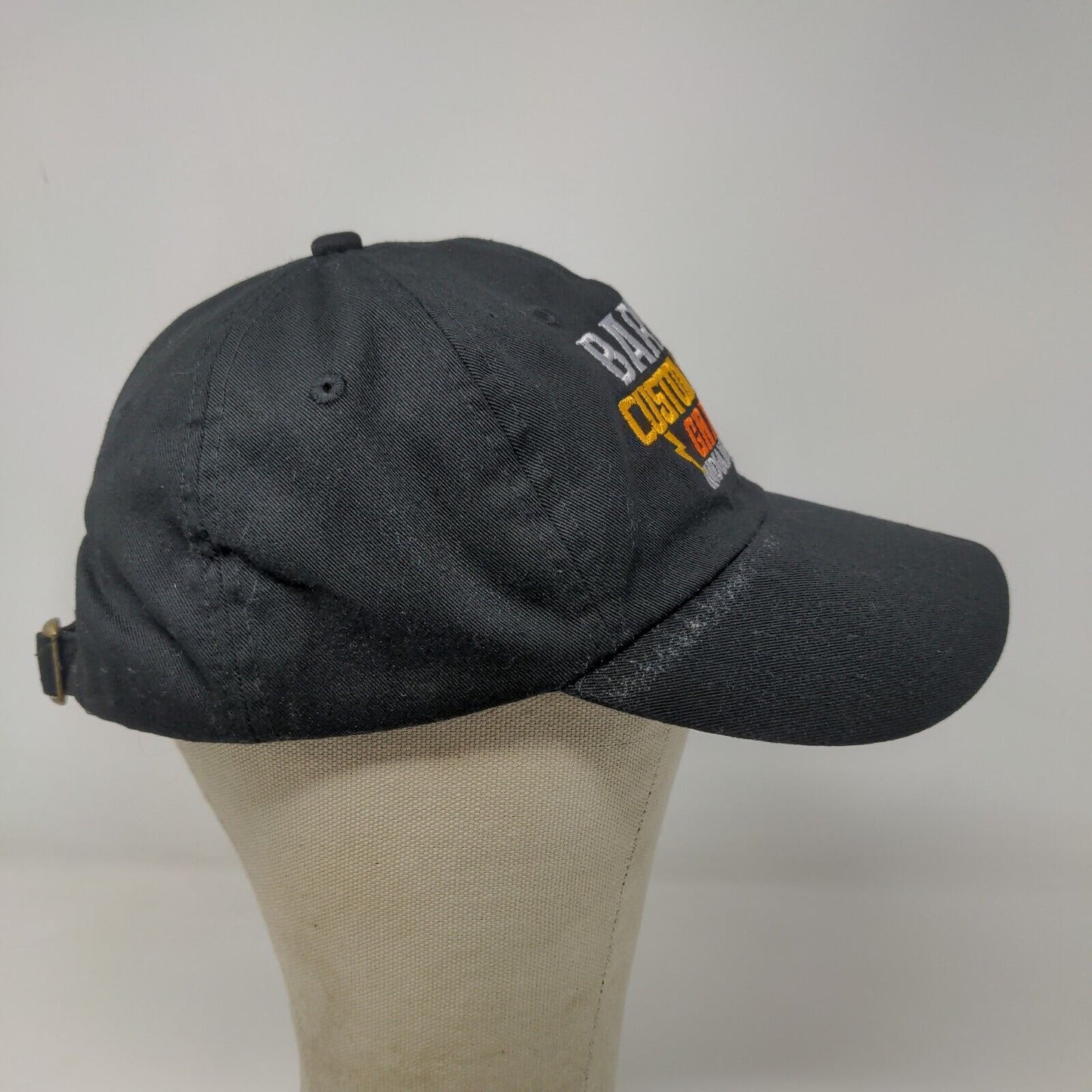 Unbranded Men's Slideback Hat Black Barnes Custom Cycle Garage Indianapolis IN
