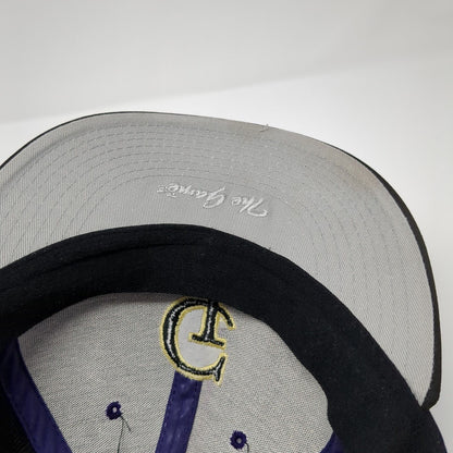 CI Football Fitted Hat Multi Large Embroidered Colorblock The Game Pro