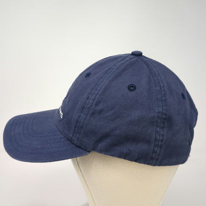 Vineyard Vines Baseball Cap Blue One Size Whale Logo Strapback Cotton Fabric Hat