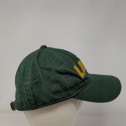 Game Day Slideback Hat Green One Size Adjustable Embroidered 6 Panel