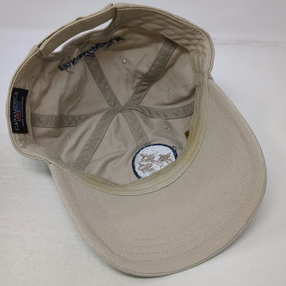 Cap America Baseball Cap Beige One Size Pima Air Space Museum Fighter Jet Hat