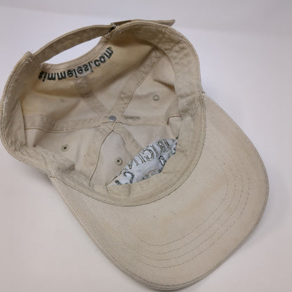 The Original Tim Melesi Slideback Hat Tan One Size Adjustable 6 Panel
