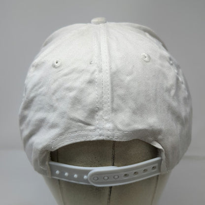 5 Panel White One Size Hat Society of the Crown Rope Snapback Cotton Embroidered