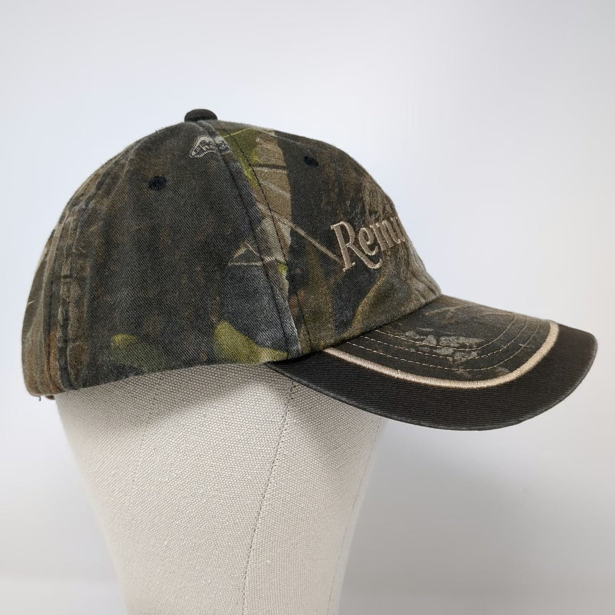 Remington Baseball Cap Brown Camo One Size Adjustable Hunting Outdoor Hat
