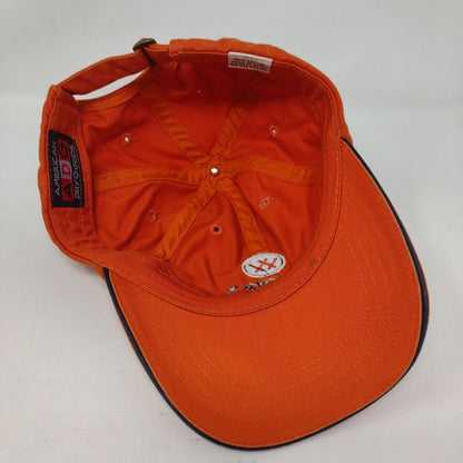 Wigwam Golf Club Slideback Hat Orange OSFA Adjustable Embroidered Cotton