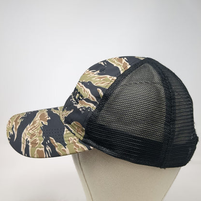 Nightforce Trucker Hat Green One Size Tiger Stripe Camo Mesh Back Snapback Logo