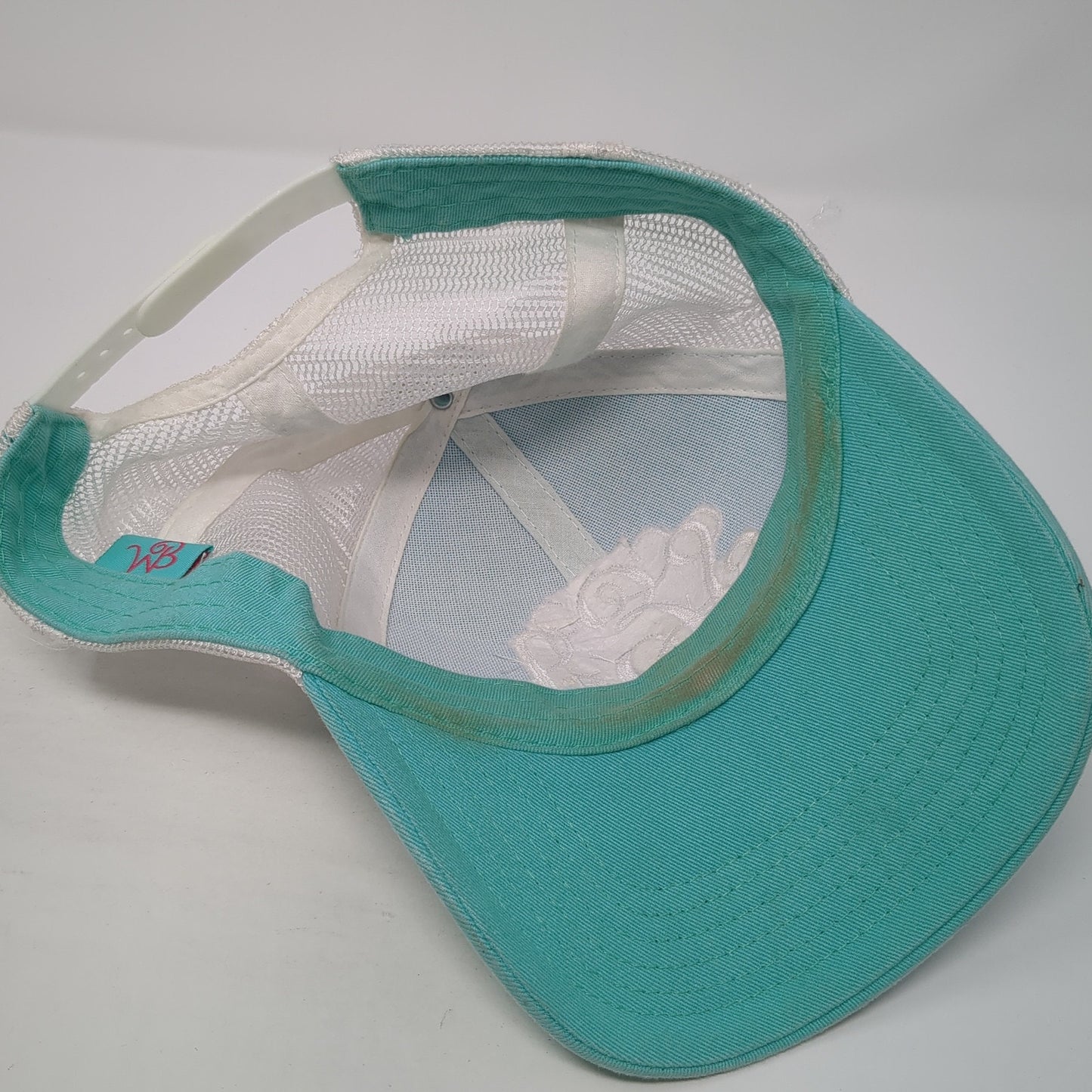 Sea Snapback Trucker Hat Blue One Size Adjustable Embroidered Mesh Back WB