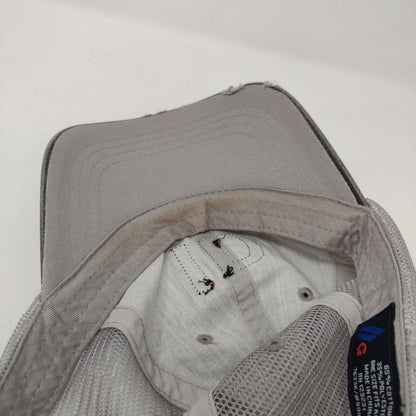 ID Patch Strapback Mesh Back Trucker Hat Gray OSFA Adjustable Idaho HG