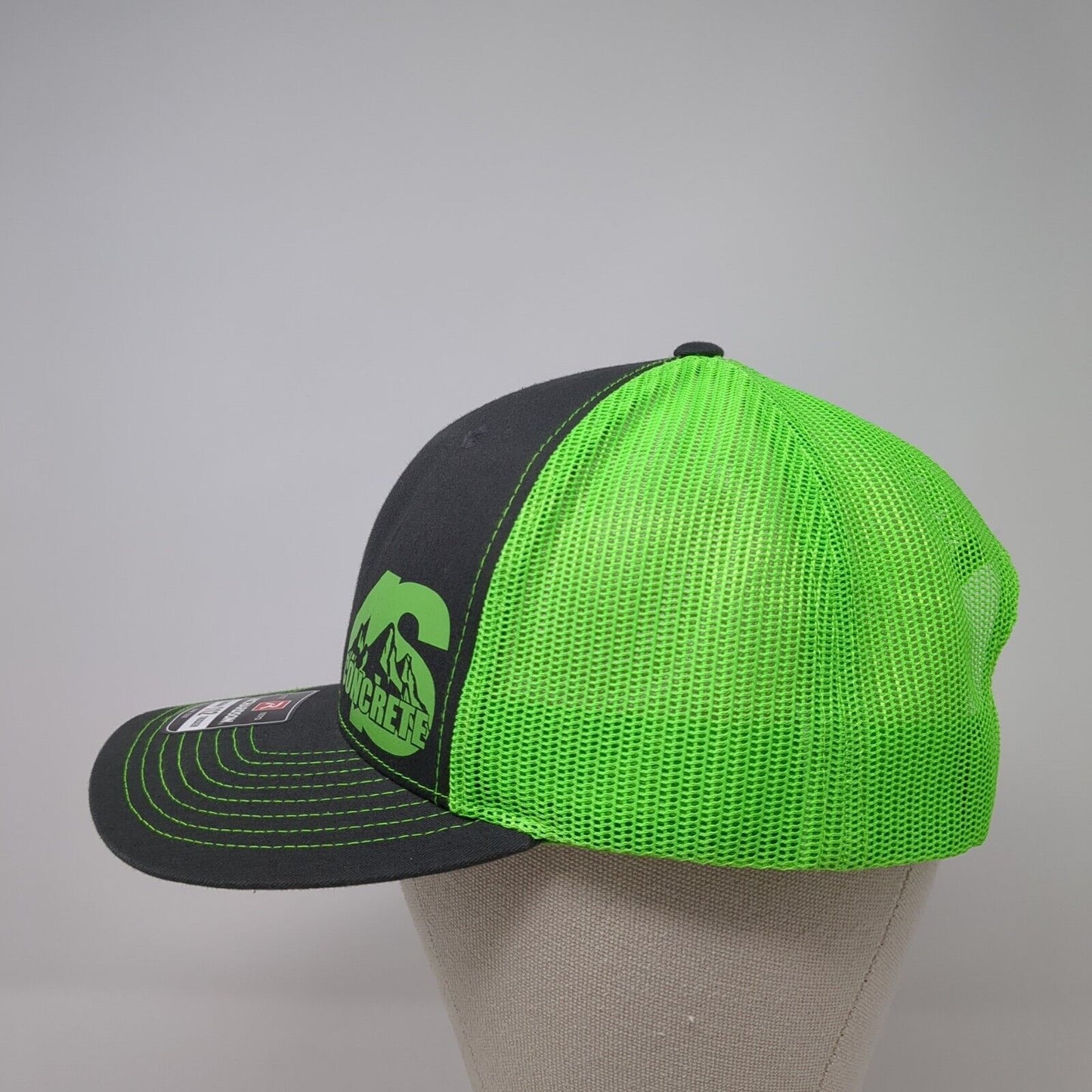 Concrete Snapback Trucker Hat Multicolor OS Adjustable Mesh Back Richardson