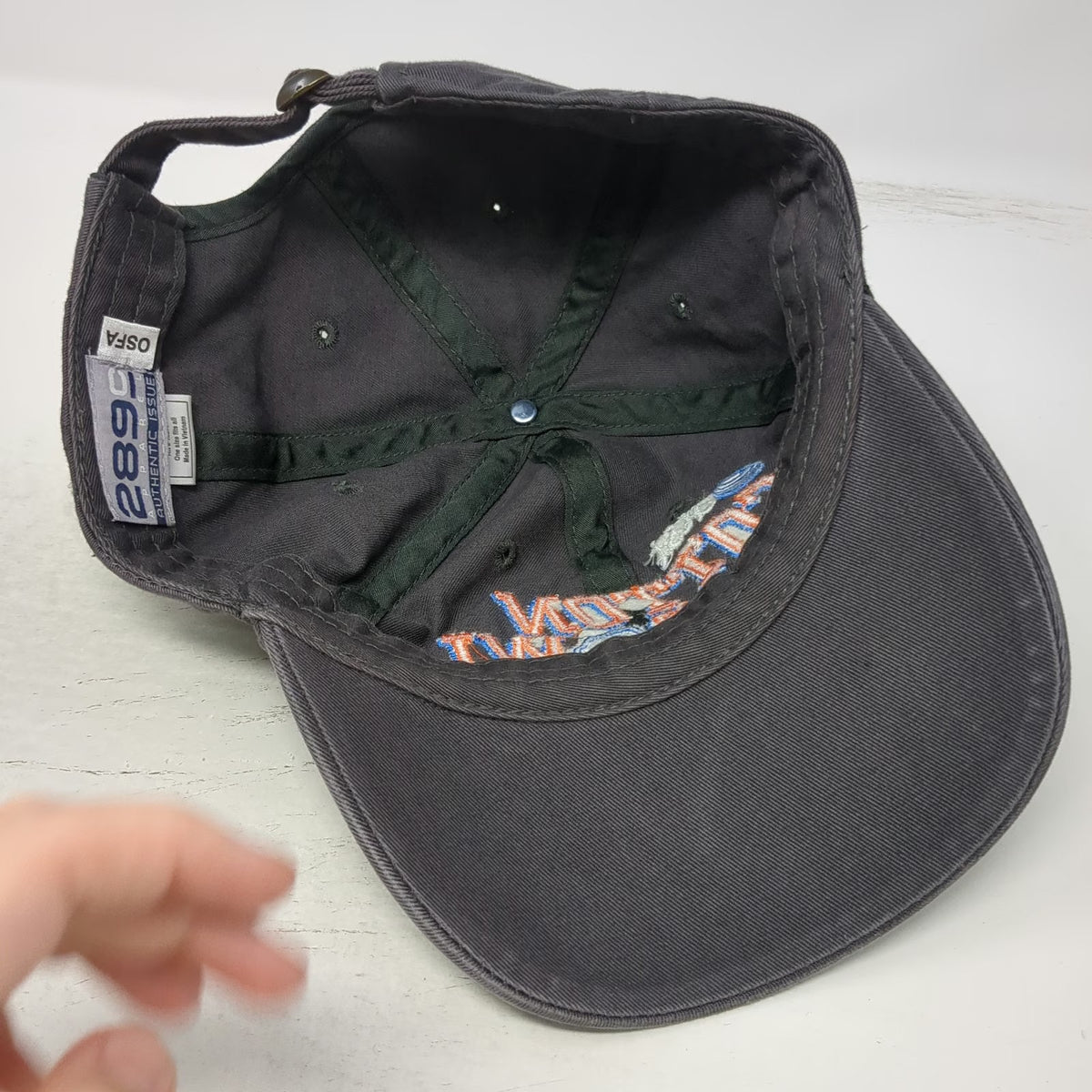 289 Apparel Baseball Cap Gray One Size Hat AT&T Cotton Bowl Classic Embroidered