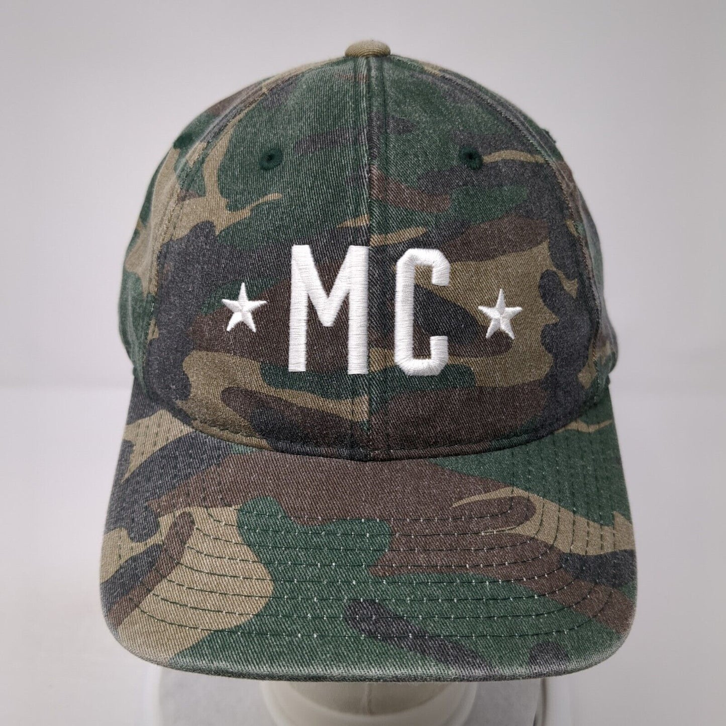 MC Strapback Hat Camo One Size Adjustable Oakley The Classics Yupoong