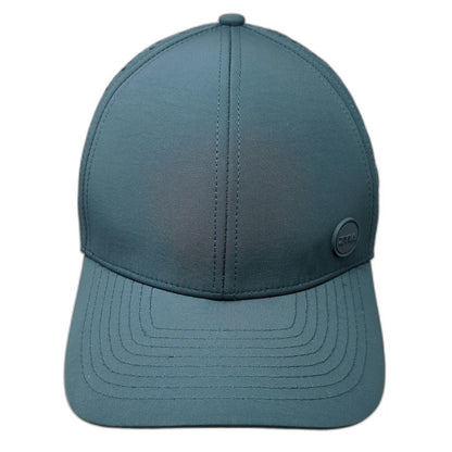 ZYIA Active Trucker Hat Blue One Size Perforated Mesh Snapback Polyester Sport