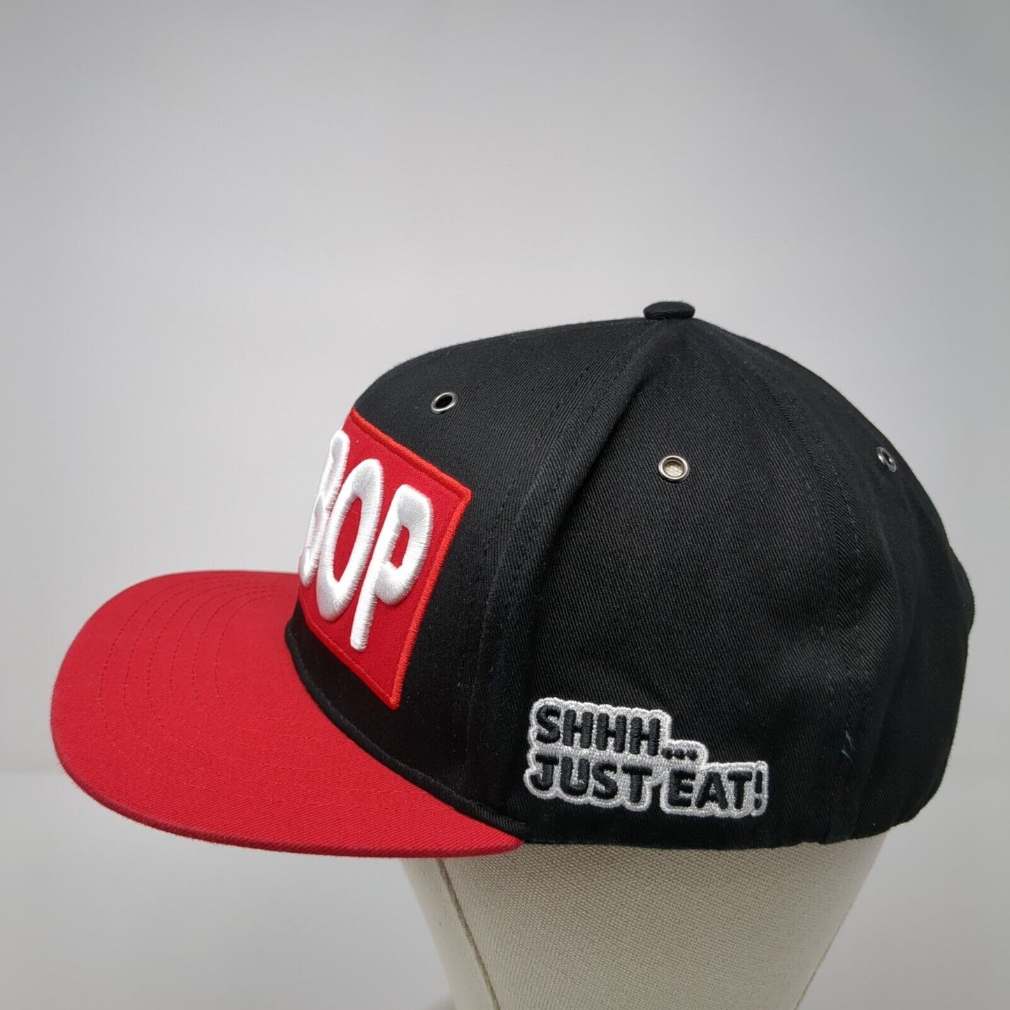 Cupbop Snapback Hat Multicolor One Size Adjustable Shhh Just Eat!