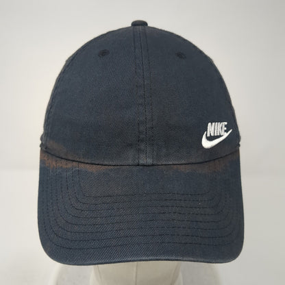 Nike Swoosh Slideback Hat Blue One Size Embroidered Logo Heritage86
