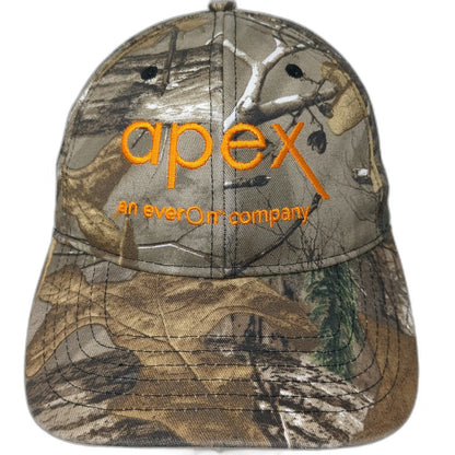 Cap America Apex EverOn Company Camo Hat One Size Baseball Cap Strapback Brown