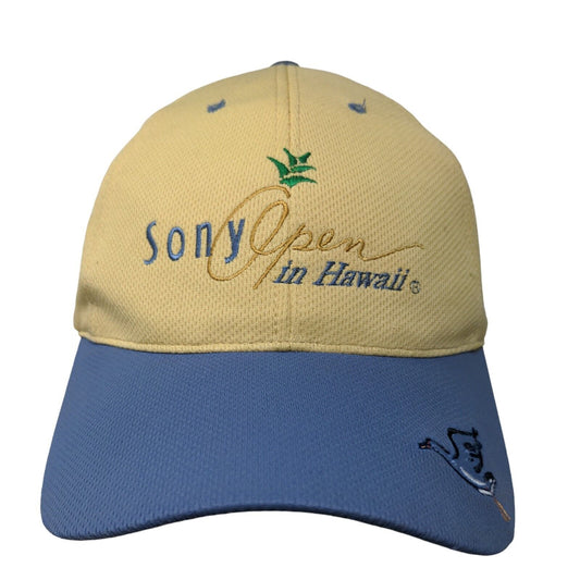 Sony Open in Hawaii Strapback Hat Yellowish Tan One Size Embroidered Logo