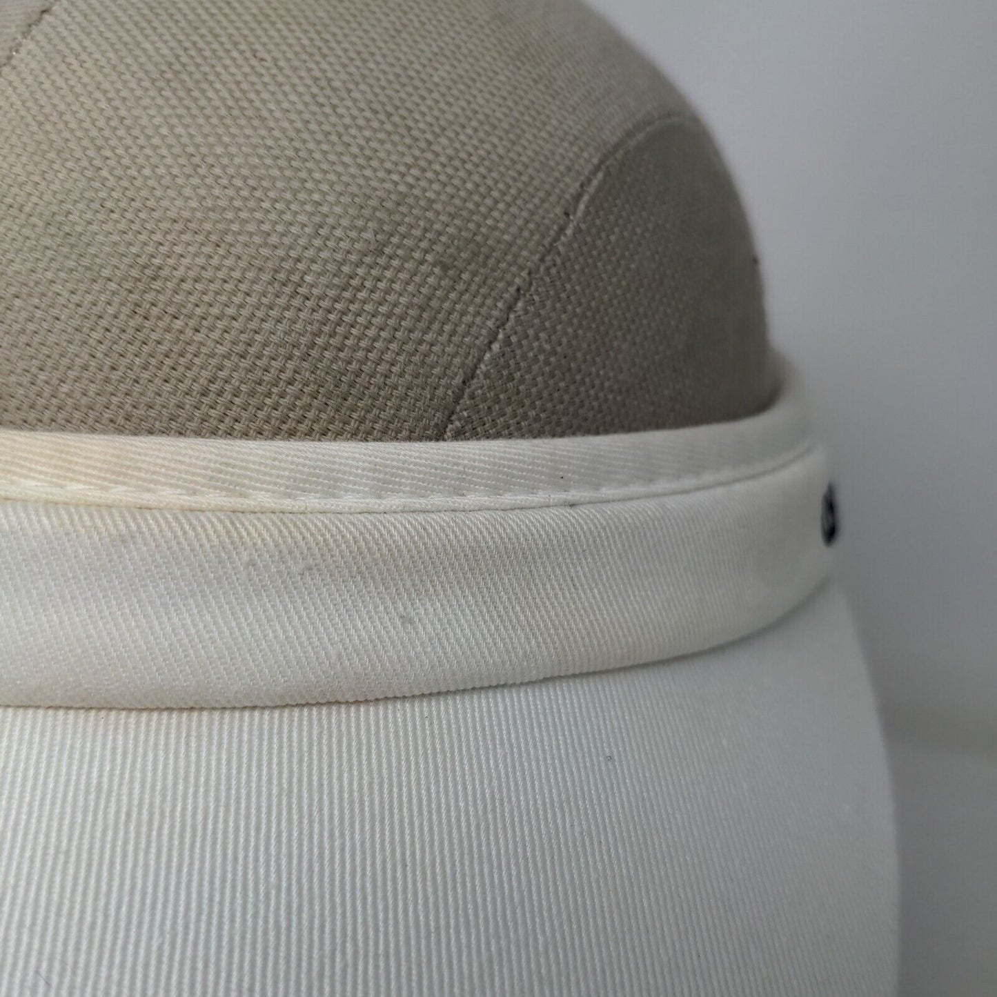 USGA Men's Sun Visor Hat Cap White Embroidered 2009 Senior Open Crooked Stick