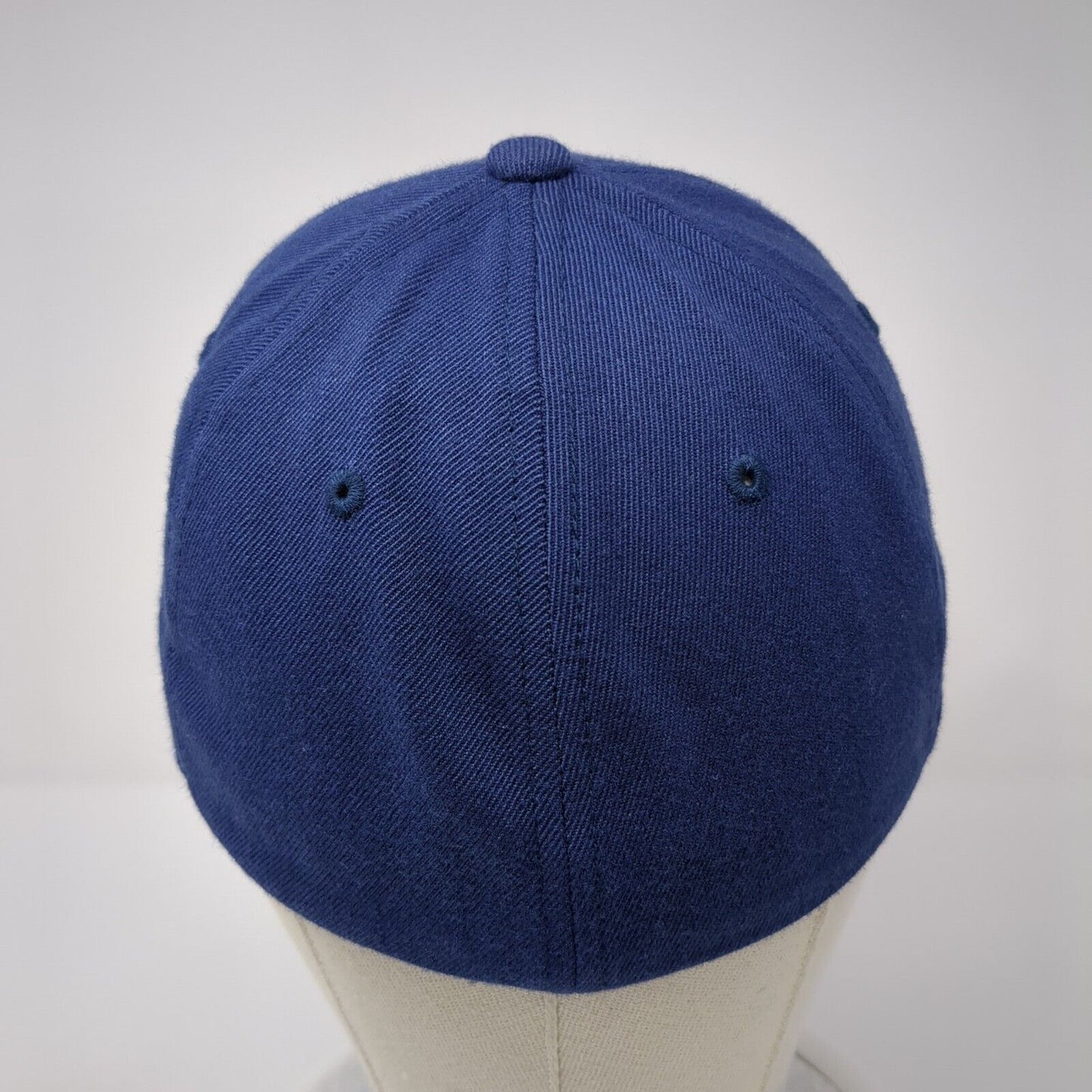 Flexfit by Yupoong Fitted Hat Blue S/M Lightweight Embroidered 6 Panel