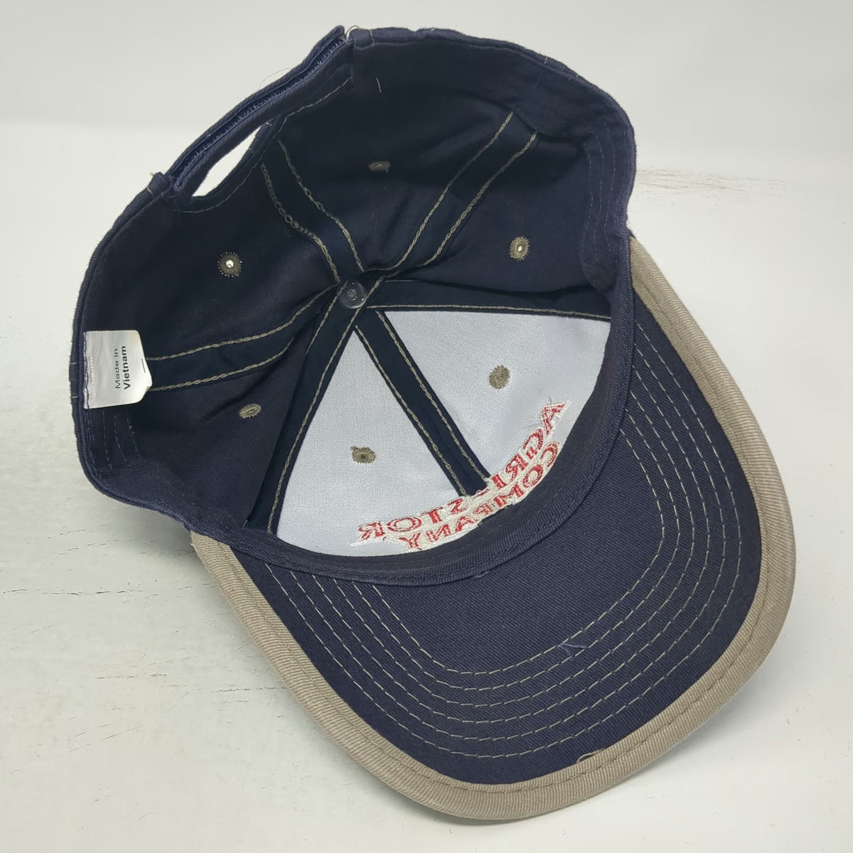 Agri-Stor Company Blue Baseball Cap One Size Strapback Hat Gellert Logo Stitch