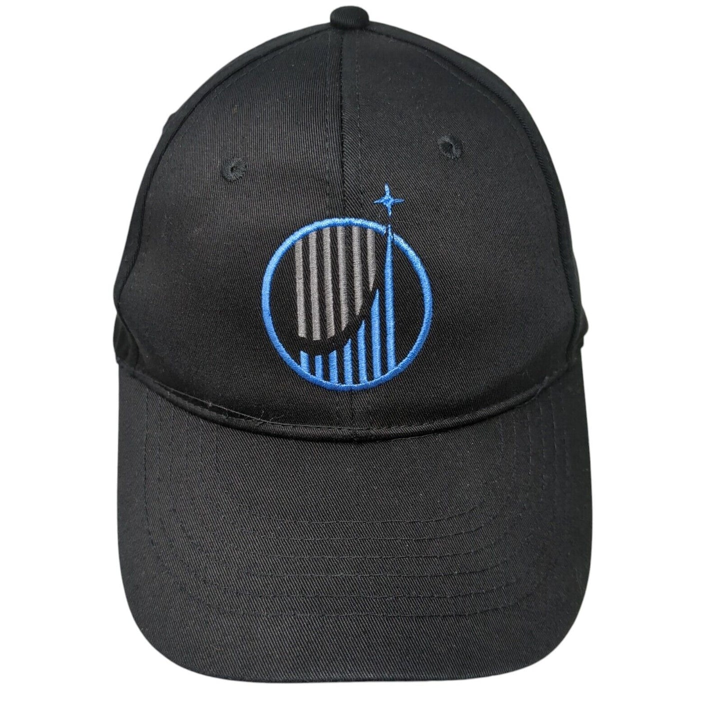 Life Surge Snapback Hat Black One Size Embroidered Logo Adjustable