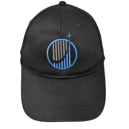 Life Surge Snapback Hat Black One Size Embroidered Logo Adjustable