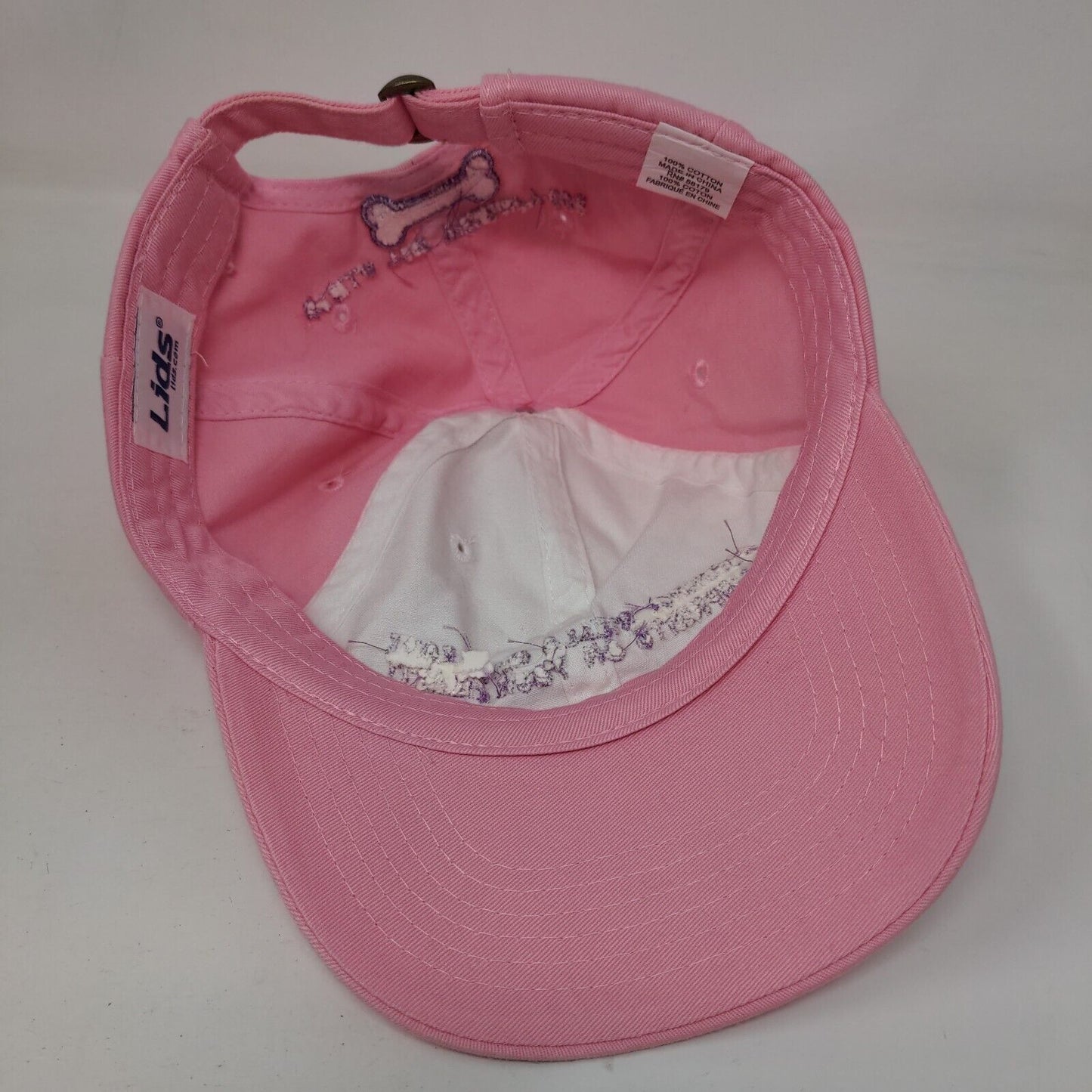 Warning: Stella May Leave Pawprints On Your Heart Slideback Hat Pink OS Lids