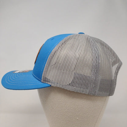 Avalon Leather Patch Snapback Mesh Back Trucker Hat Multi OSFA Richardson