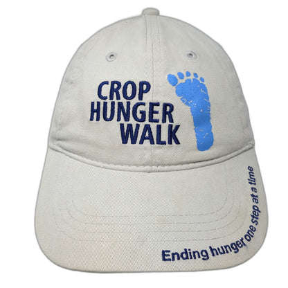 Church World Service Slideback Baseball Cap Gray One Size CROP Hunger Walk Hat