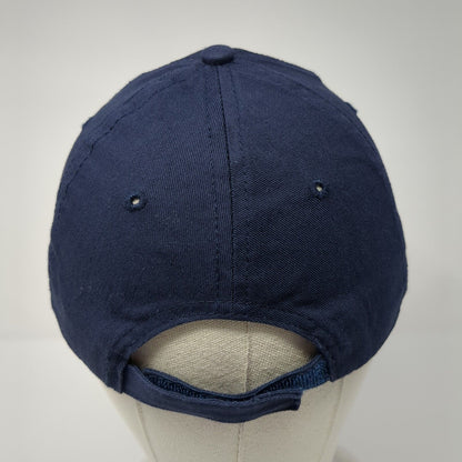 Hawaii Palm Trees Strapback Hat Blue One Size Adjustable Embroidered