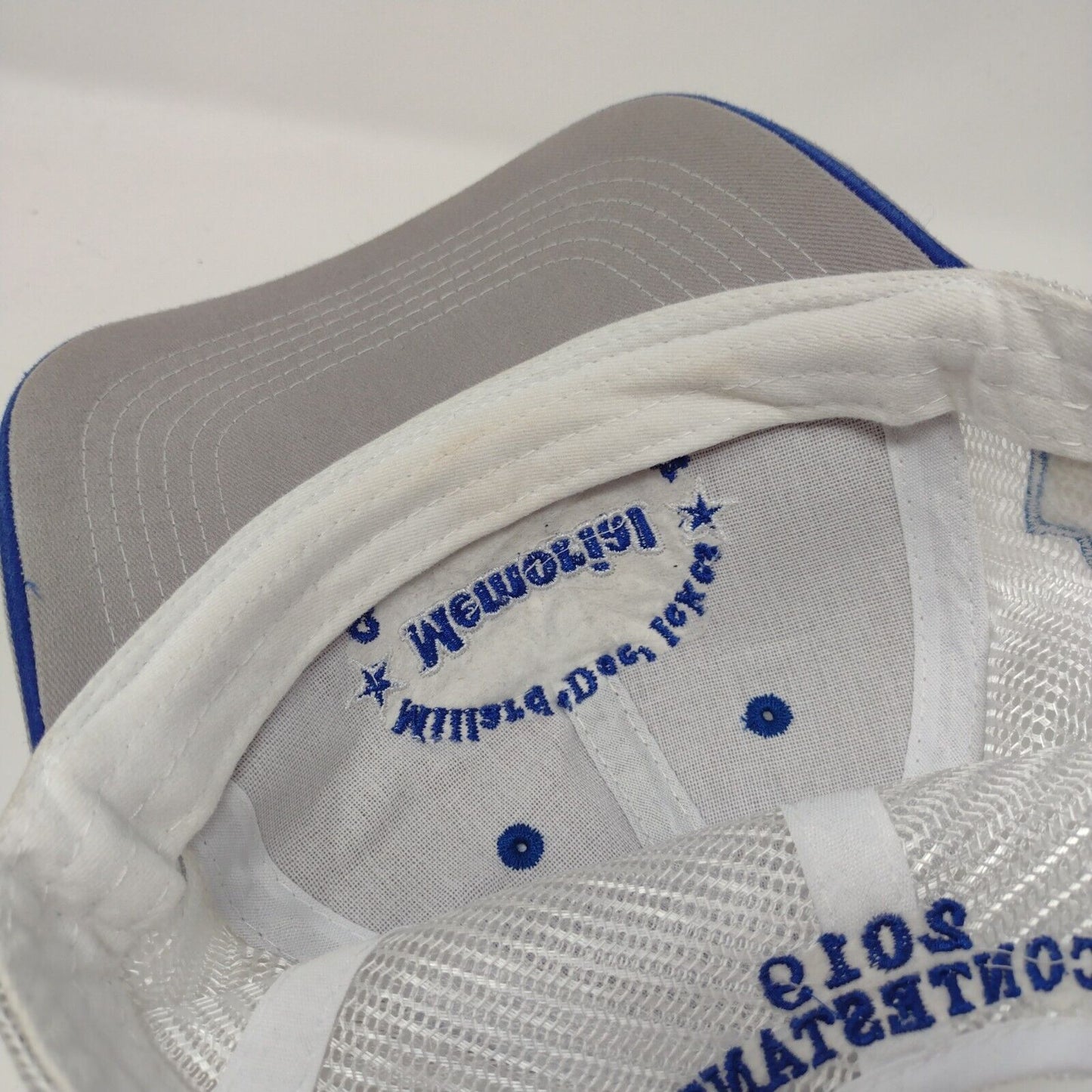 Millard "Doc" Ickes Memorial Snapback Trucker Hat Gray OSFA Colorblock