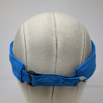 Under Armour Visor Blue One Size Fish Hook Logo Adjustable UA Strapback Hat