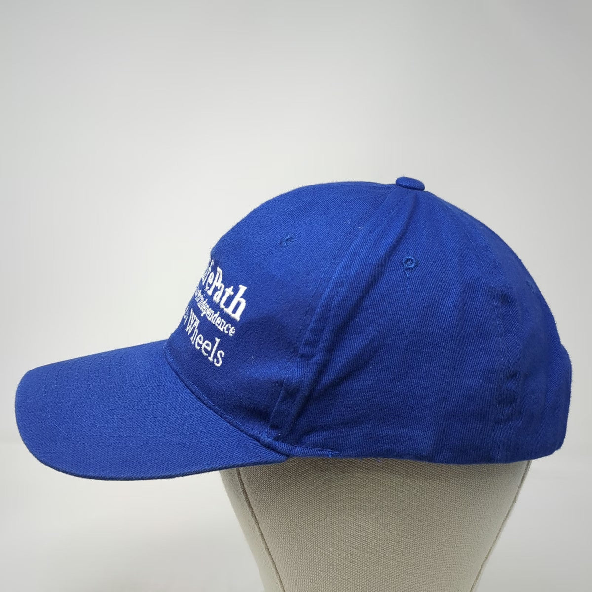 HitWear Baseball Cap Blue One Size Strapback Cotton Meals on Wheels LifePath Hat
