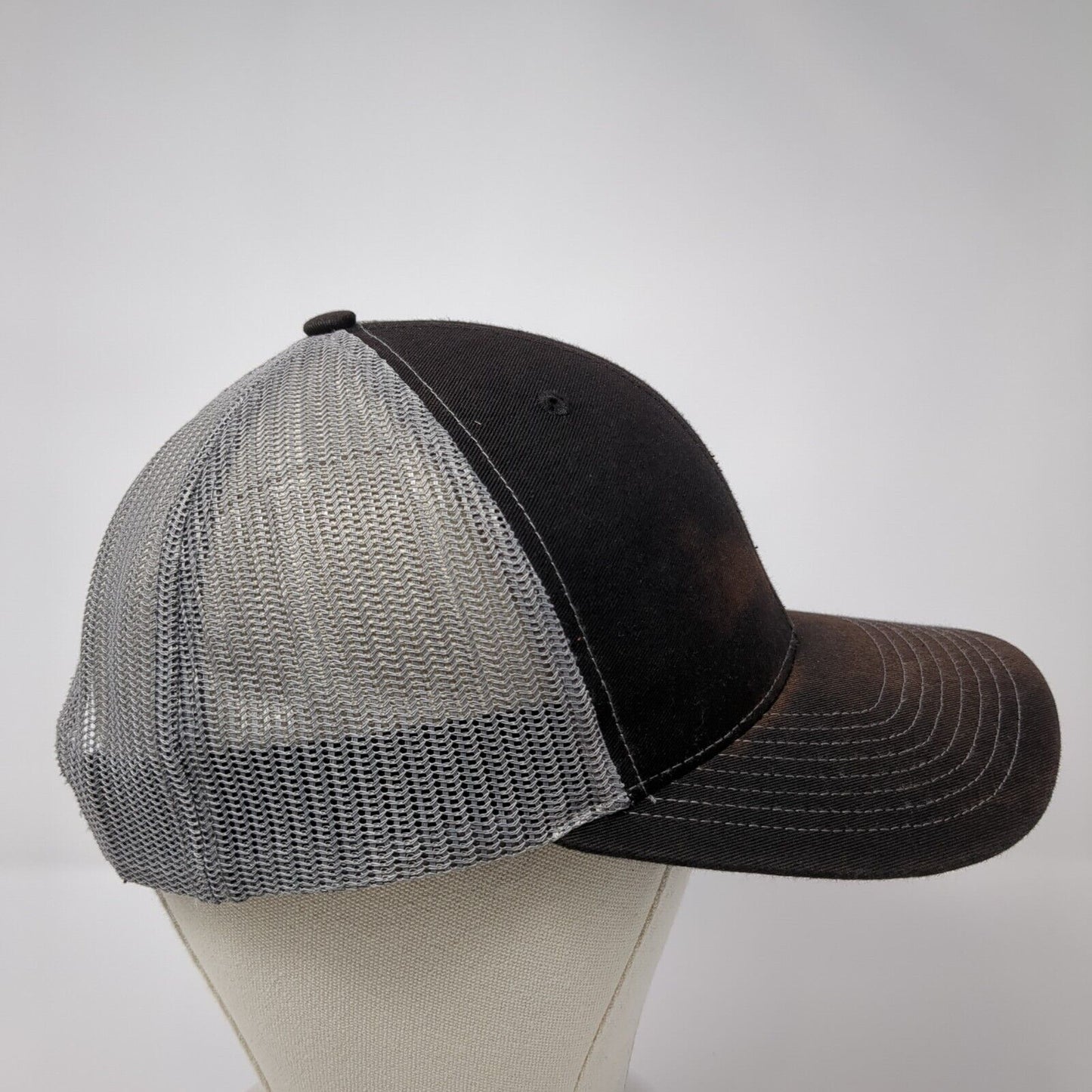 Wild Snapback 112 Trucker Hat Black One Size Adjustable Mesh Back Richardson