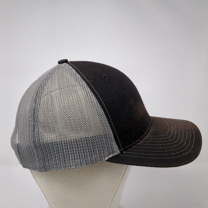 Wild Snapback 112 Trucker Hat Black One Size Adjustable Mesh Back Richardson