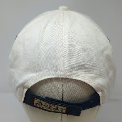 Ahead Baseball Cap White One Size New Mexico Desert Lakes Golf Strapback Hat