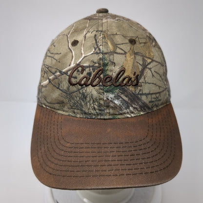 Cabela's Worlds Foremost Outfitters Strapback Hat Camouflage OS Adjustable