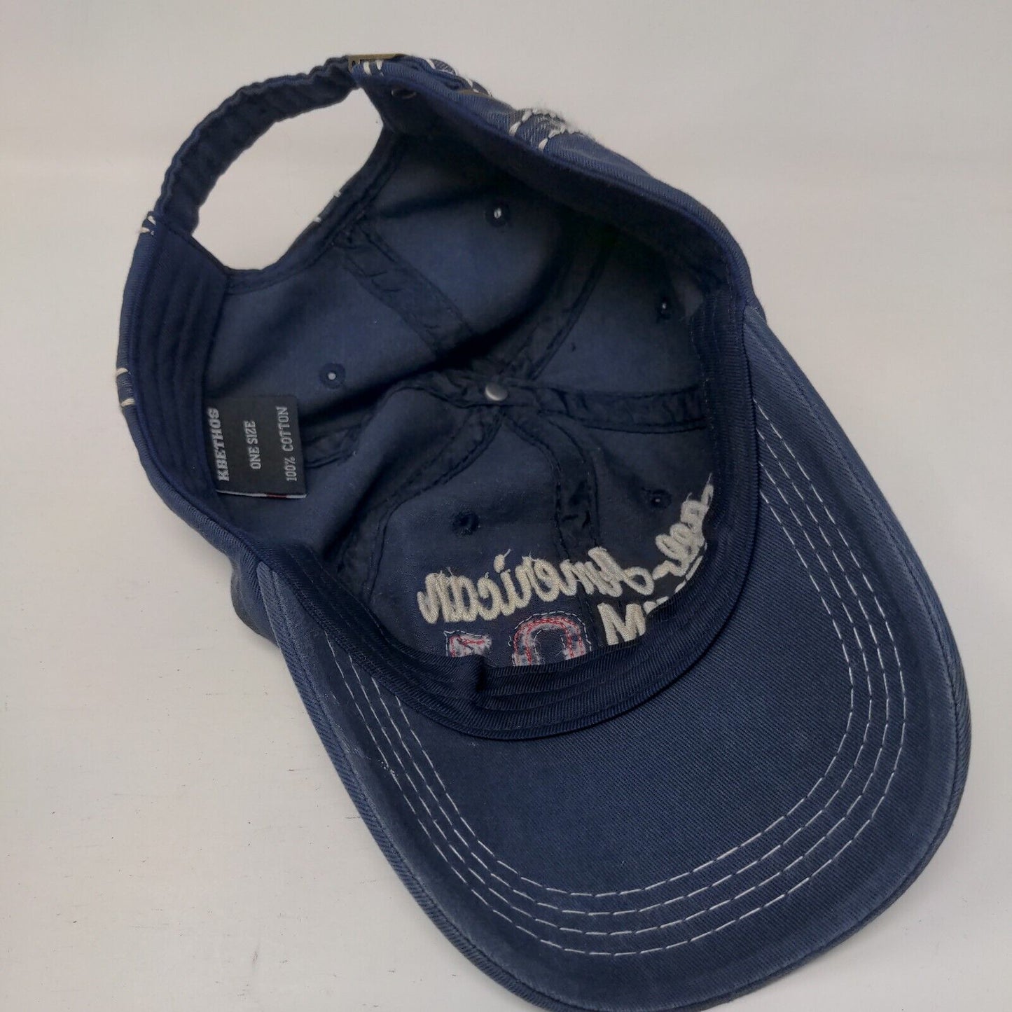 All-American Denim Co. 01 Slideback Hat Blue One Size 6 Panel KB ETHOS