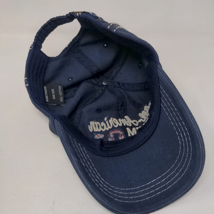 All-American Denim Co. 01 Slideback Hat Blue One Size 6 Panel KB ETHOS