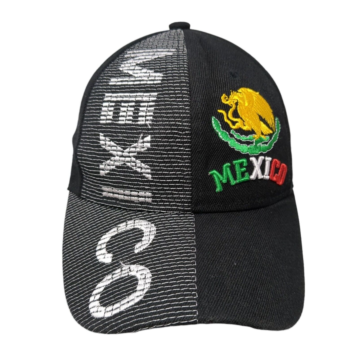Mexico Playa Del Carmen Strapback Hat Black OS Adjustable Patriotic Starbox Caps