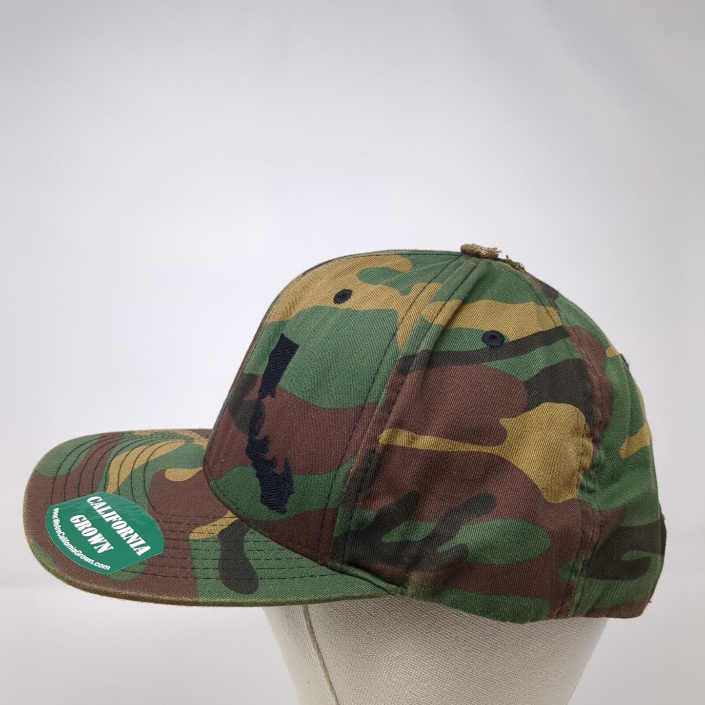 California Grown Snapback Hat Camouflage OS Adjustable The Classics Yupoong